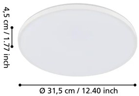 Eglo 99338 - LED Mennyezeti lámpa CRESPILLO LED/18W/230V