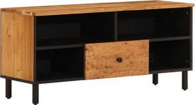 vidaXL tömör akácfa és szerelt fa TV-szekrény 100 x 33 x 46 cm