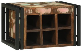 Borpolc 46x35x27.5 cm Tömör újrahasznosított fa