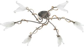 Elstead Lighting FLY FLY6-SF-BRZ-ANT Plafonlámpa 6x40W/G9