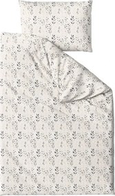 Krepp ágynemű SALVIA POLY szürkésbarna Ágyneműhuzat mérete: 70 x 90 cm | 140 x 200 cm