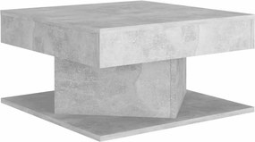 vidaXL betonszürke szerelt fa dohányzóasztal 57 x 57 x 30 cm