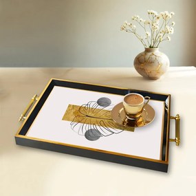 Üveg tálca, 38×24 cm – TPA9832