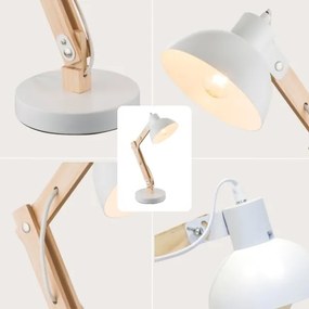 Brilagi - Asztali lámpa FOCUS 1xE27/40W/230V fehér