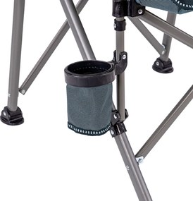 Leziter Comfort karfás horgász szék pohártartóval kék