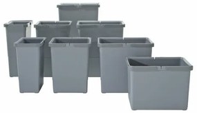 Elletipi Műanyag szemetes 35 l, szürke