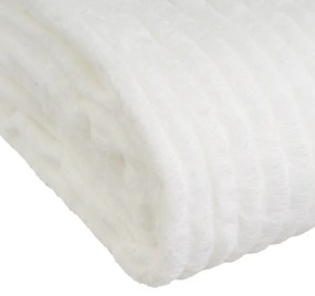 Fehér mikroplüss takaró 130x160 cm Fur Velvet – Casa Selección