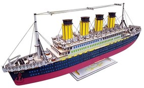Woodcraft - Fa 3D puzzle Titanic