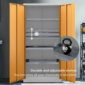 MARIA VEGYSZERSZEKRÉNY, 900 x 1850 x 400 mm, szürkéssárga