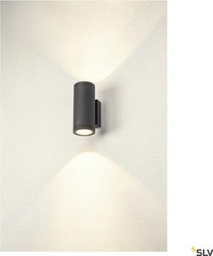 SLV ENOLA ROUND 1003425 Fali lámpa 2x20W/LED 3000/4000K 1660/1900LM IP65