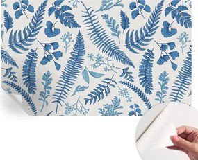 Öntapadós tapéta Fali furnér 3D hatás Botanikus minták 416x254 cm