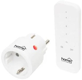 Dugalj szett, 1 aljzat, távirányítóval, 2300 W, HOME, fehér (LUSE009)