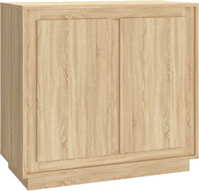 vidaXL sonoma tölgy színű szerelt fa tálalóasztal 80 x 34 x 75 cm