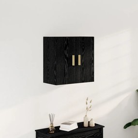 Fekete Áfonyás Fali Szekrény - 60x30x60 cm, Műszálas Fából Készült