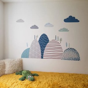 INSPIO Gyerekszoba falmatrica - Dombokon túl