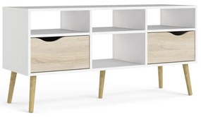 Oslo fehér TV-állvány, 117 x 57 cm - Tvilum