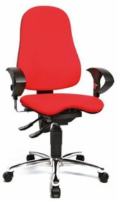 Topstar  Sitness 10 irodai szék, piros%