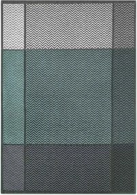 Konyhai törlőkendő 50x70 Zwoltex Pure türkiz szürke cikk-cakk