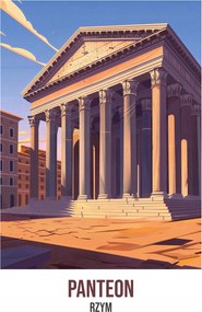 Poszter 61x91,5cm Pantheon