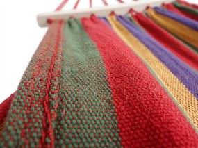 Színes függőágy párnával HAMAK 2 személyre 190x150 cm