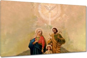 Festmények 120x70 Szent Család József Mária