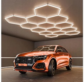 LED mennyezeti lámpa LED/456W/85-265V 4000K 522x298 cm CRI 90 IP54 fehér