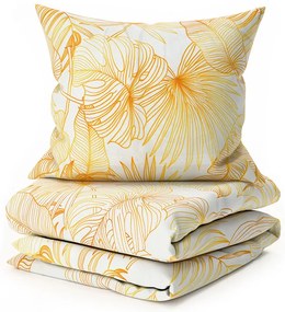 PALMERA krémszínű mikroszálas ágyneműhuzat Ágyneműhuzat mérete: 70 x 80 cm | 140 x 200 cm