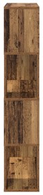 könyvespolc Régi fa Szerelt fa 80 x 24 x 124 cm Polc