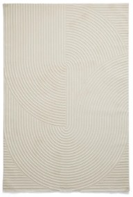 Krémszínű mosható szőnyeg újrahasznosított szálakból 120x170 cm Flores – Think Rugs