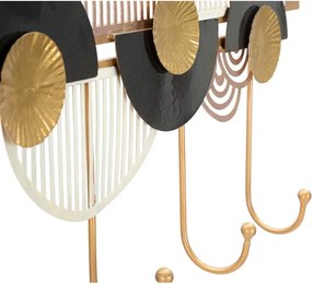 Art aranyszínű-fekete fali fogas - Mauro Ferretti