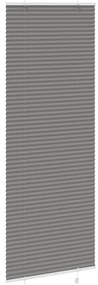 pliszírozott redőny antracit 75x200 cm szövetszélesség 74,4 cm