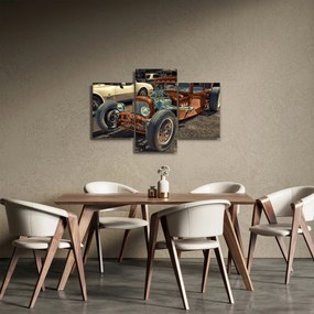 Barna autó képe (90x60 cm)