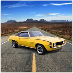 Poszter 70x70 Sárga Chevrolet Ss Auto