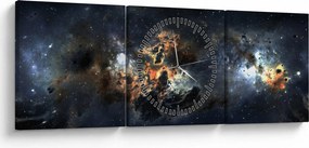 Kép - Az Univerzum a Nebulával (órával) (90x30 cm)