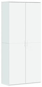 fehér szerelt fa magasszekrény 80 x 35 x 180 cm