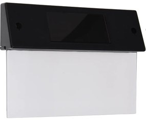 Napelemes házszám tábla LED világítással, 1.2V NI-MH 600MAH