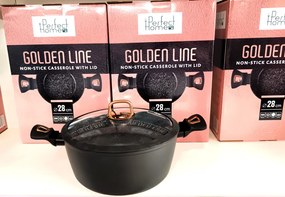 Perfect Home Golden Line Rose Gold Minőségi Tapadásmentes Alumínium Sütő Lábas 28 Cm Akciós Ár