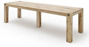 LEEDS Tömör Vad Tölgyfa Étkezőasztal 400x120cm