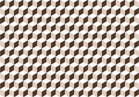 Fotótapéta Kocka Geometrikus vinil absztrakt 254x184 +ragasztó