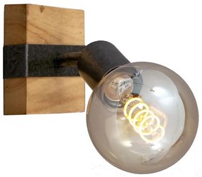 Briloner 2900-011 - Fali spotlámpa WOOD BASIC 1xE27/25W/230V