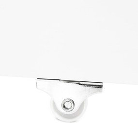 Ágy 2 konténerrál, fehér, ELISIA