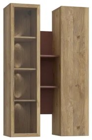 INAR fali polc tölgy/barna