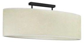 Duolla - Felületre szerelhető csillár OVAL 2xE27/15W/230V szürke