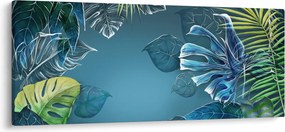 Kép - Trópusi növények levelei (120x50 cm)