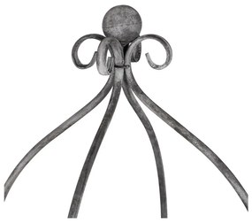 Szürke fém polcos állvány 45x144x45 cm Mireille – Ixia