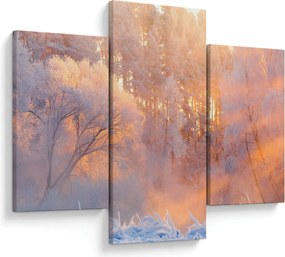 Kép - fagyos hajnal (90x60 cm)