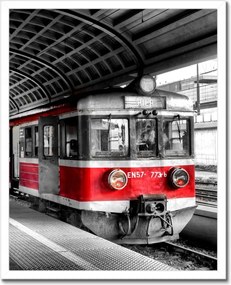 Poszterek keretben 40x50 Vonat EN57-773rb