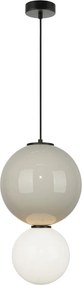 Italux modern függeszték pieve matt fehér opál szürke itxpnd-95221-1l-gr