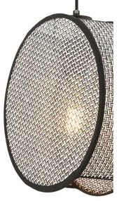 BIG DRUM kábeles függőlámpa 1xE27/60W/230V szürke/fekete