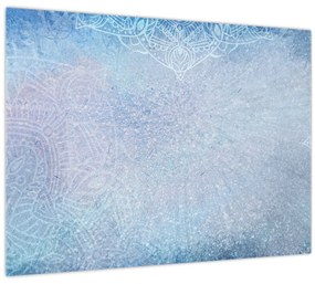 Kép - Mandalák kékszínben (70x50 cm)